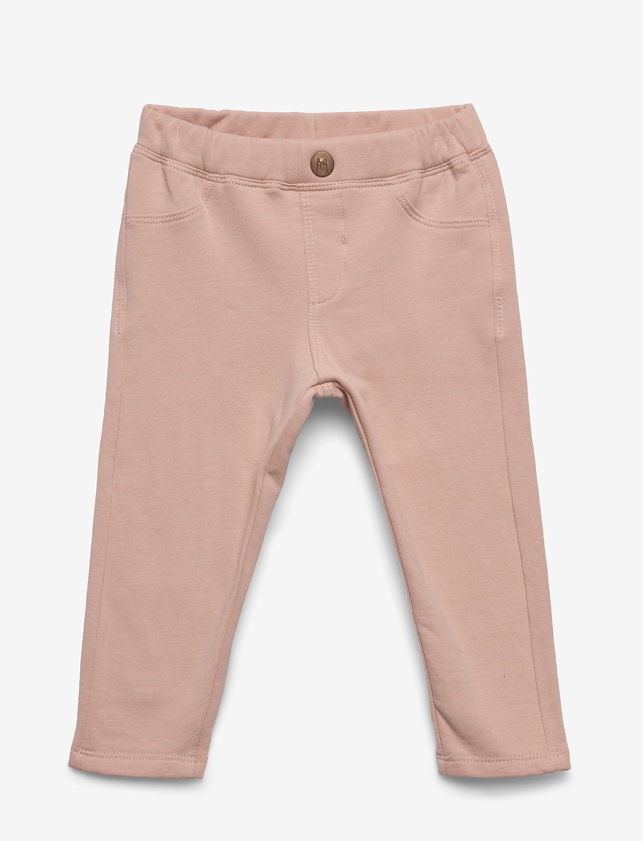 Lindex - Treggings jersey solid - dusty pink - 0
