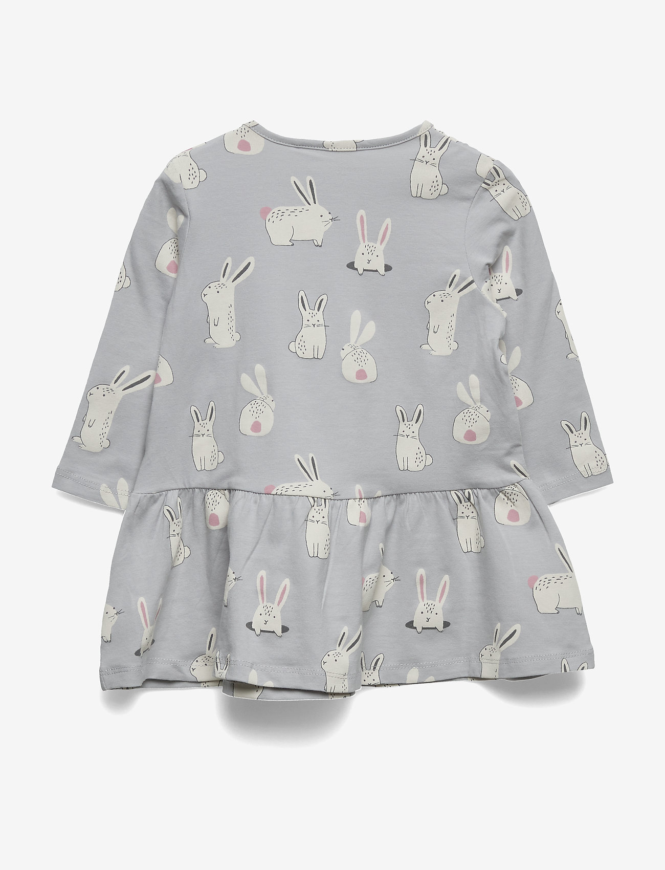 Lindex - Dress rabbit aop - light grey - 1
