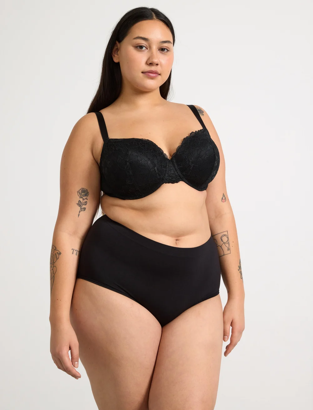 Lindex - Bra Akleja Emelie lace  size - helkupa bh:ar - black - 0