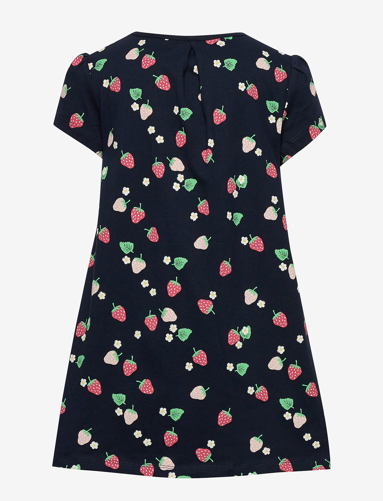 Lindex - Top long strawberry print - navy - 1