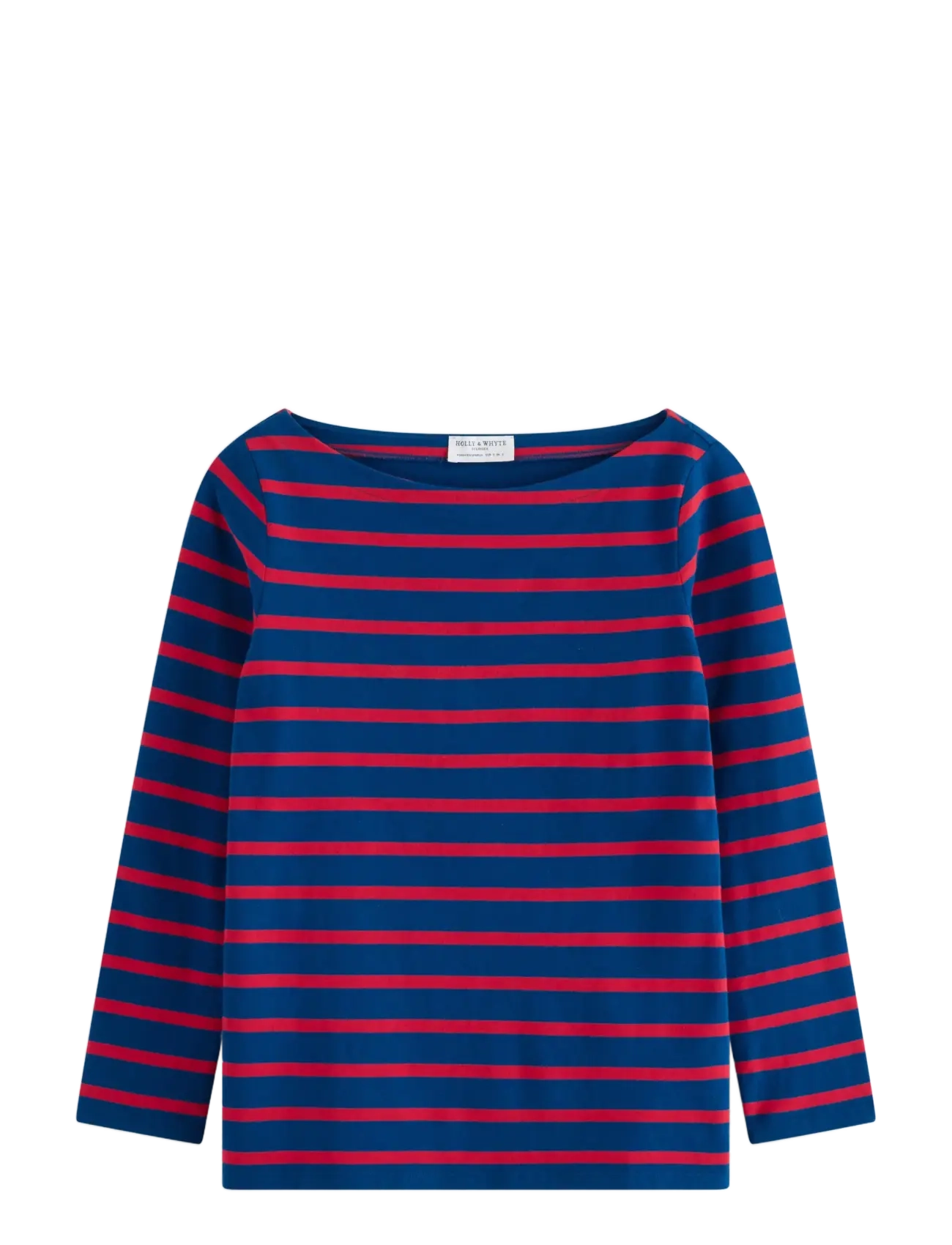 Lindex Striped cotton top - Riided - DARK BLUE / navy