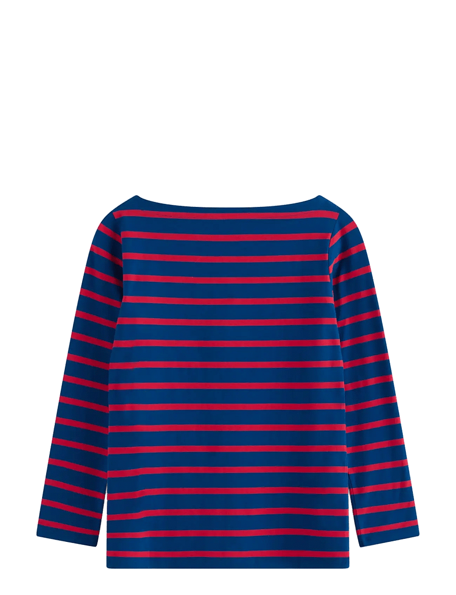 Lindex - Striped cotton top - pikkade varrukatega topid - dark blue - 1