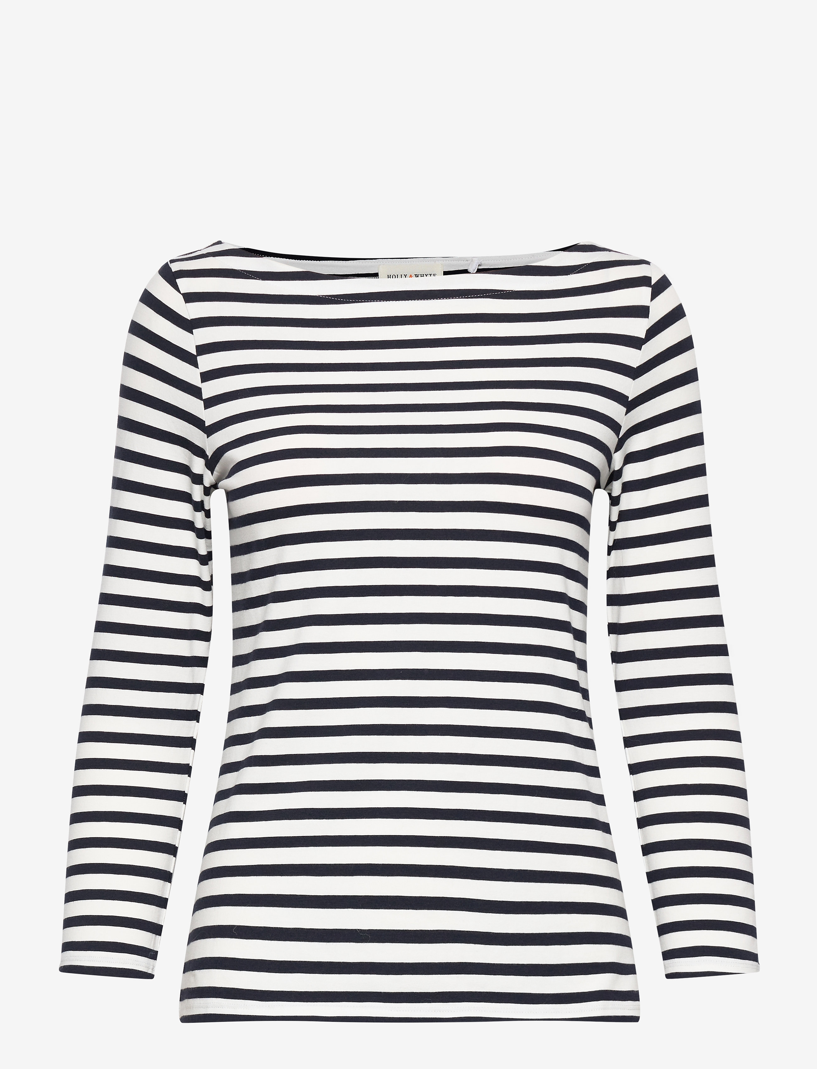 Lindex Striped cotton top - Transitional Layering - DARK BLUE / navy