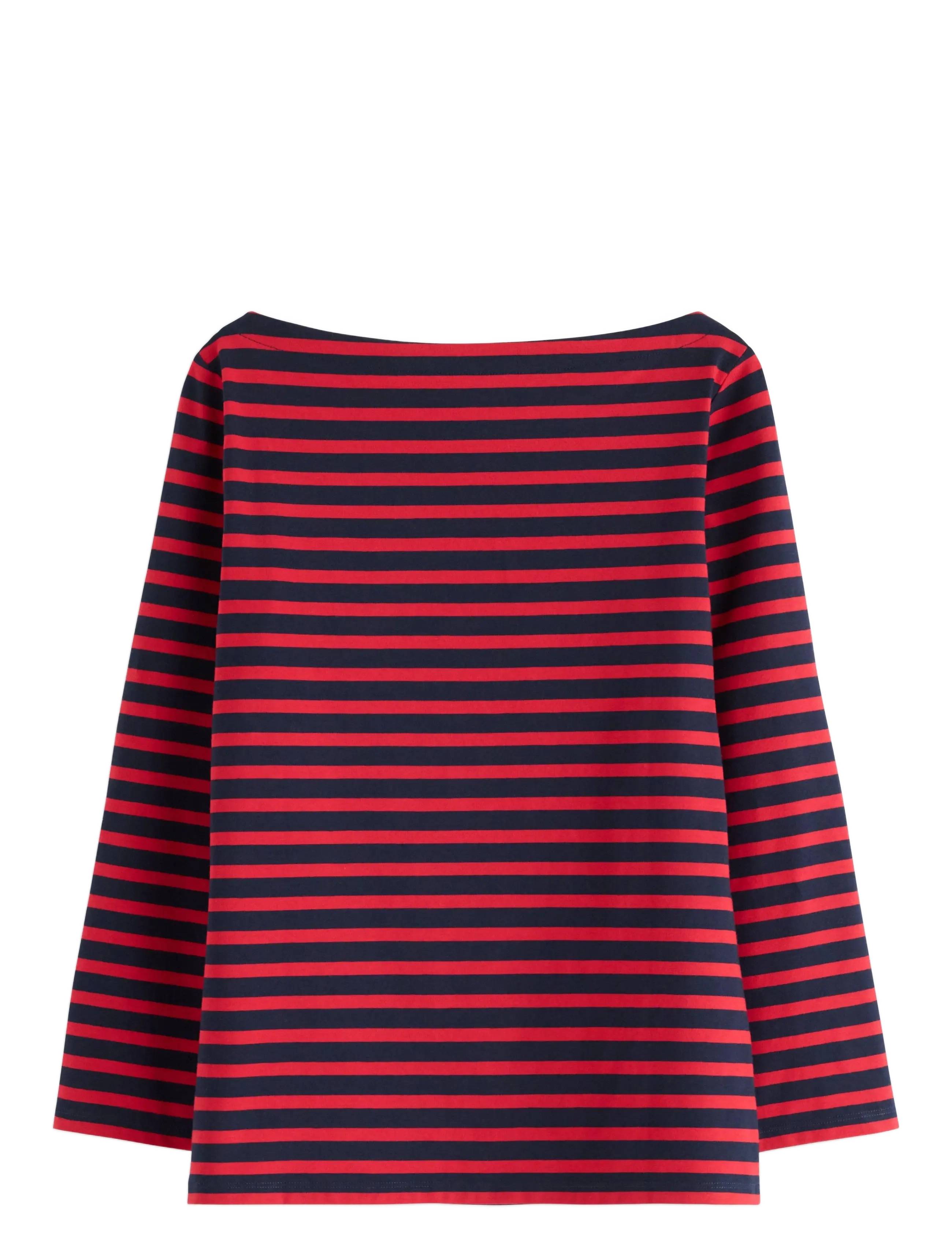 Lindex - Striped cotton top - langärmlige tops - red - 2