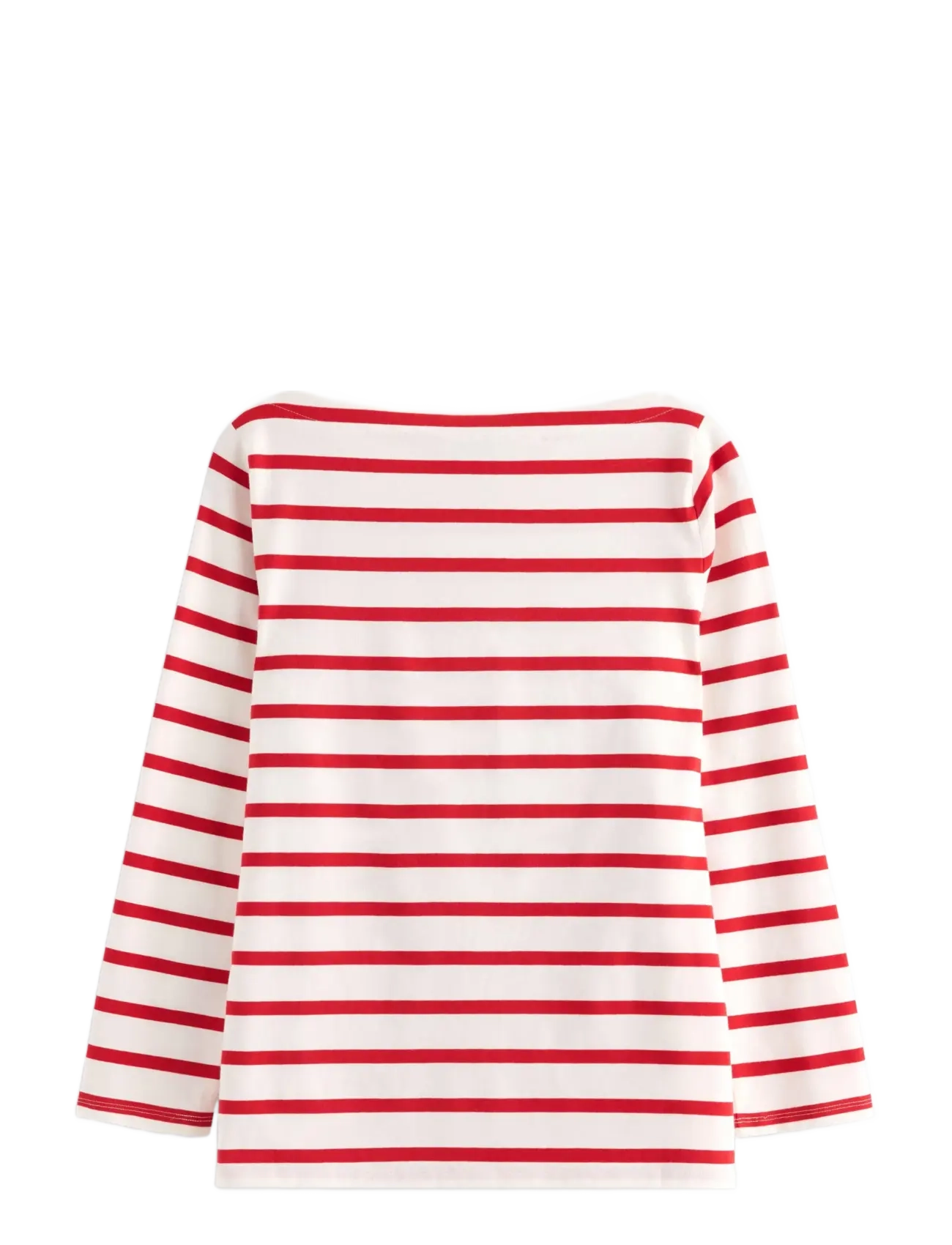 Lindex - Striped cotton top - langærmede toppe - red - 2
