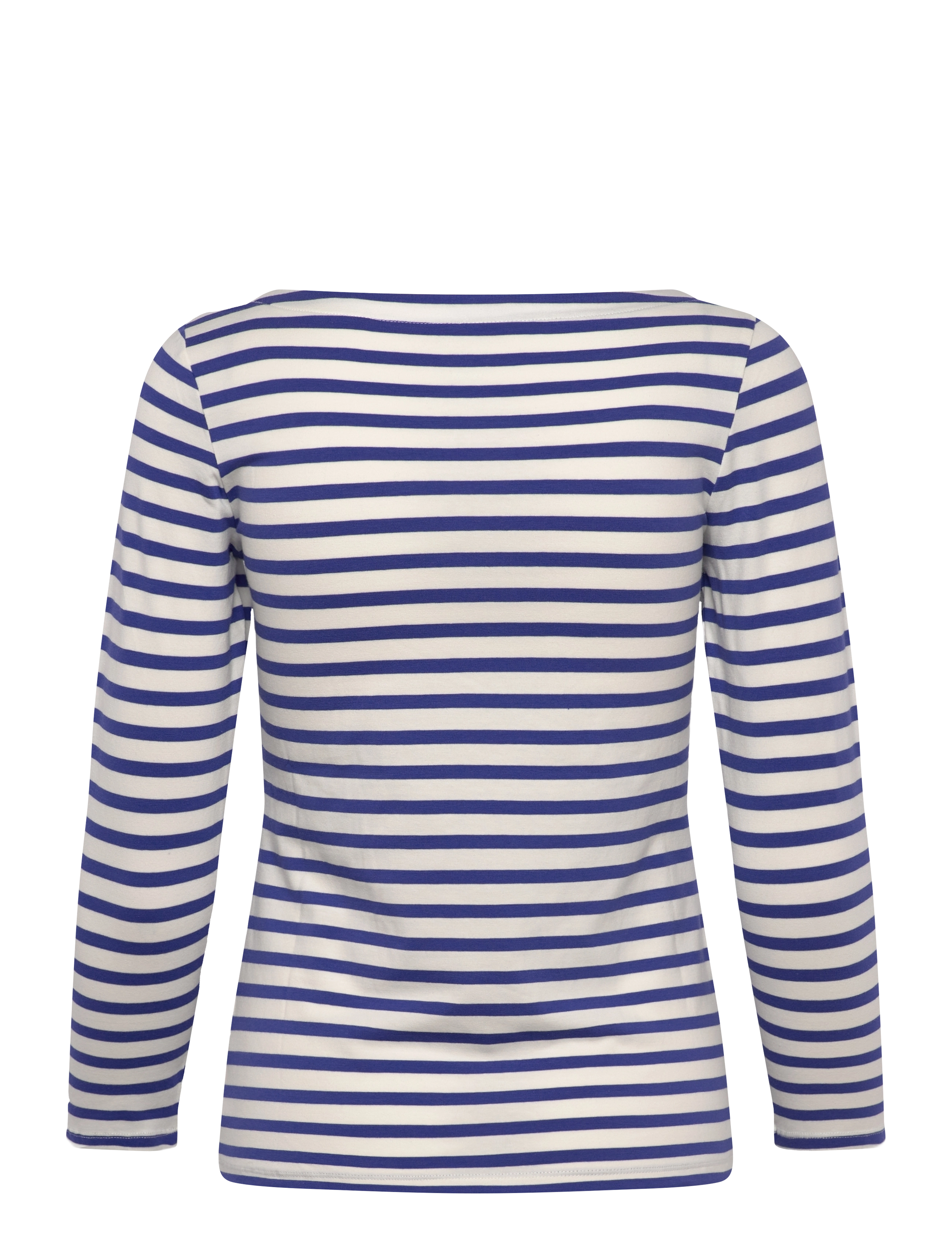 Lindex - Striped cotton top - die niedrigsten preise - strong blue - 1