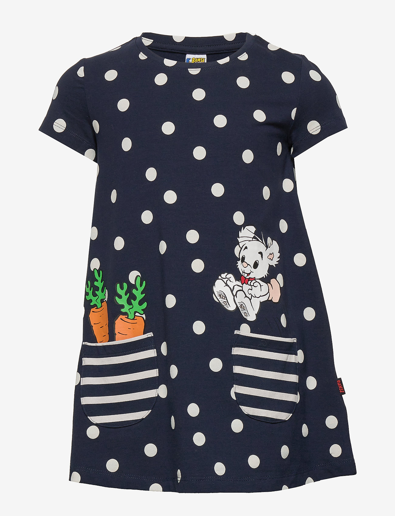 Lindex - Top long Bamse s s pockets - navy - 0