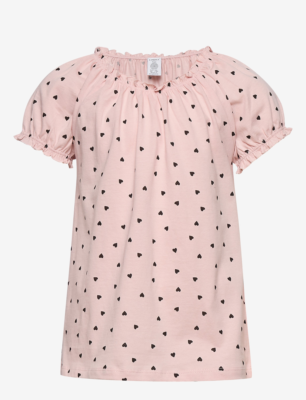 Lindex - Top s s singoalla basic - light dusty pink - 0