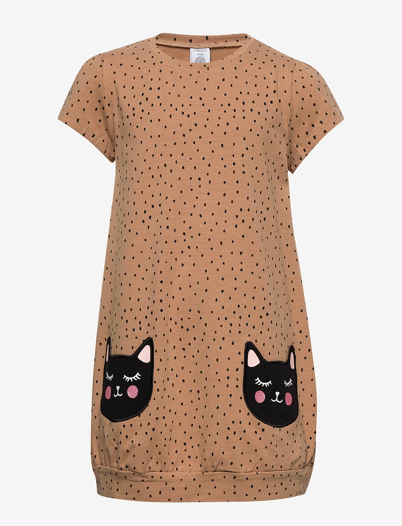 Top long s s cat pockets - LIGHT BROWN