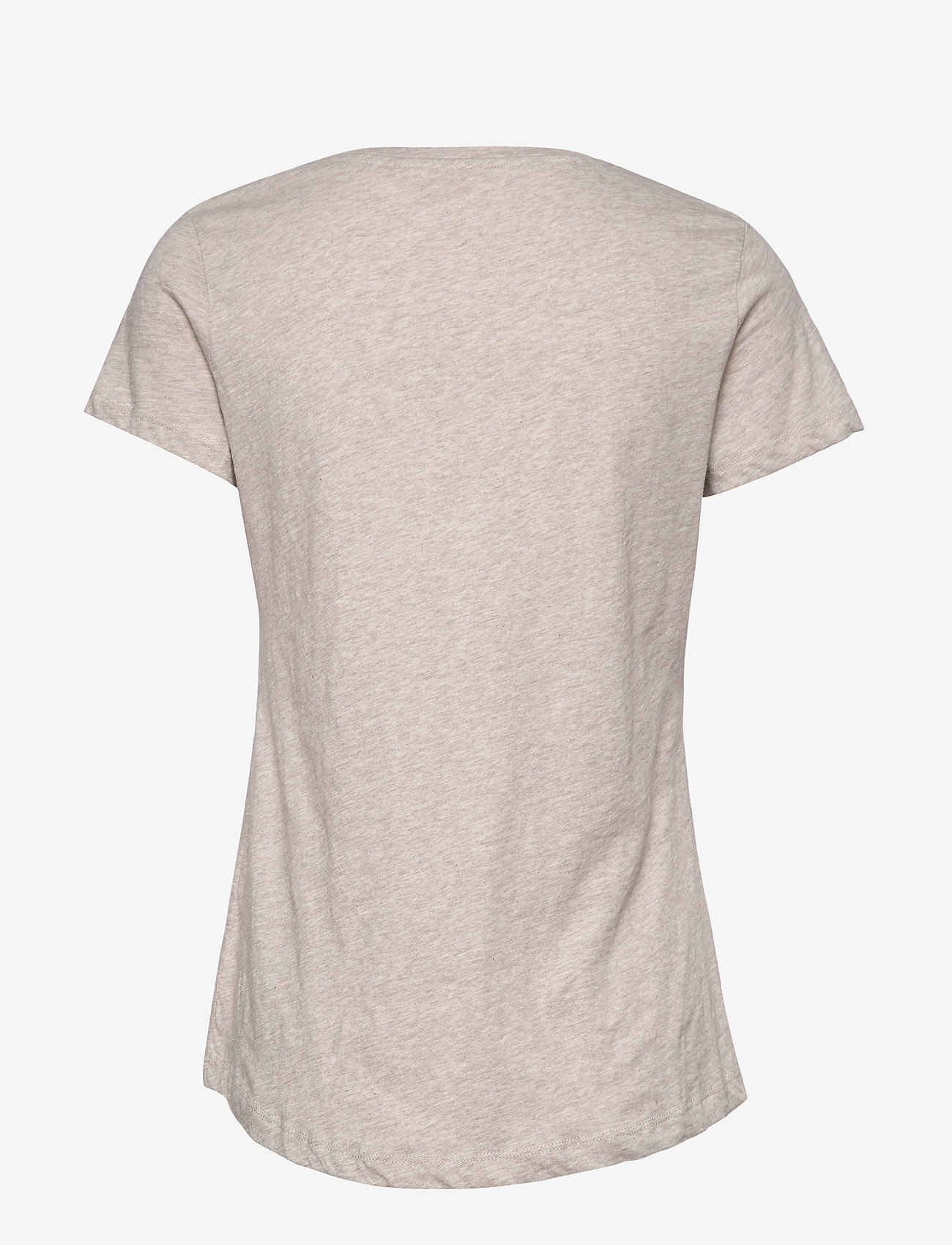 Lindex - Top Vera V neck - sand melange - 1