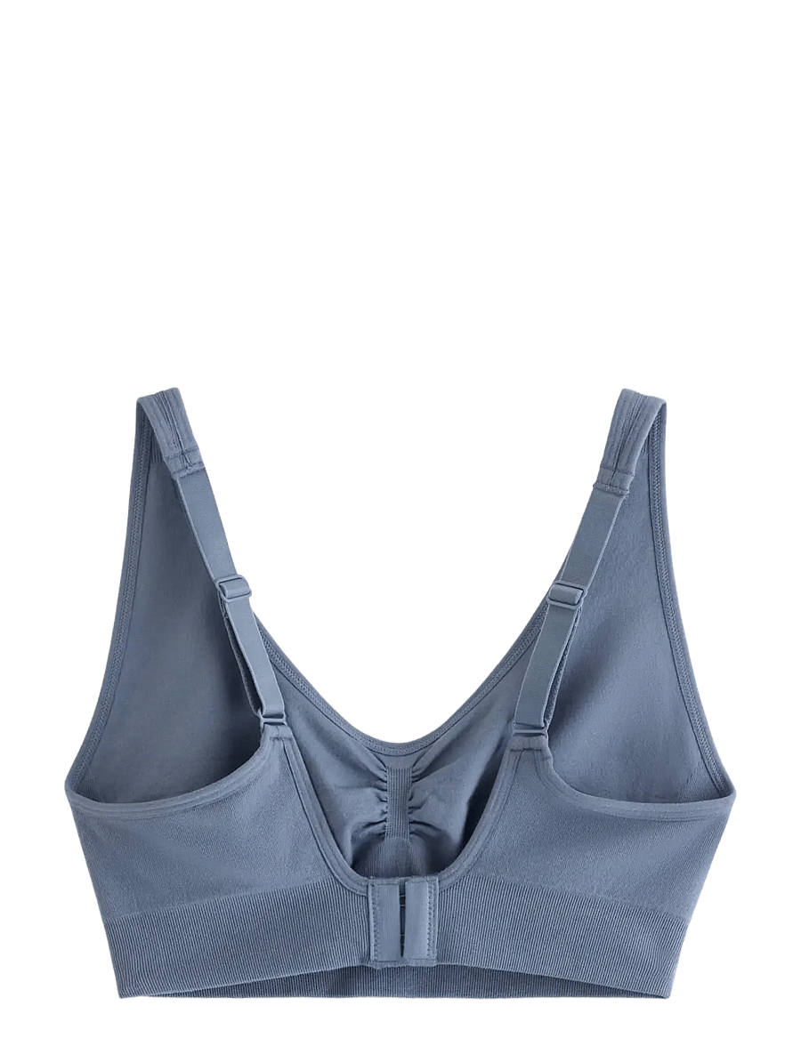 Lindex - Soft seamless bra - bh-linnen - dark dusty grey - 2