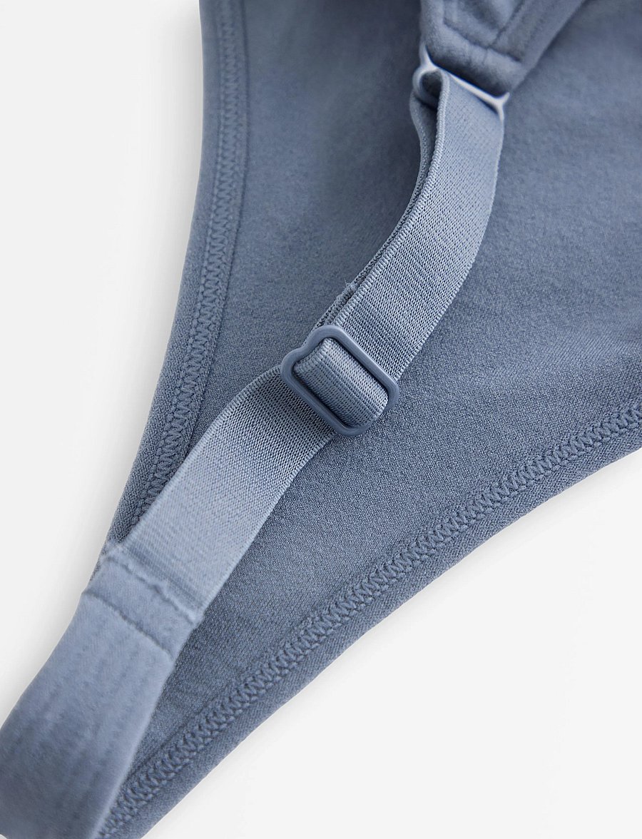 Lindex - Soft seamless bra - bh-linnen - dark dusty grey - 5