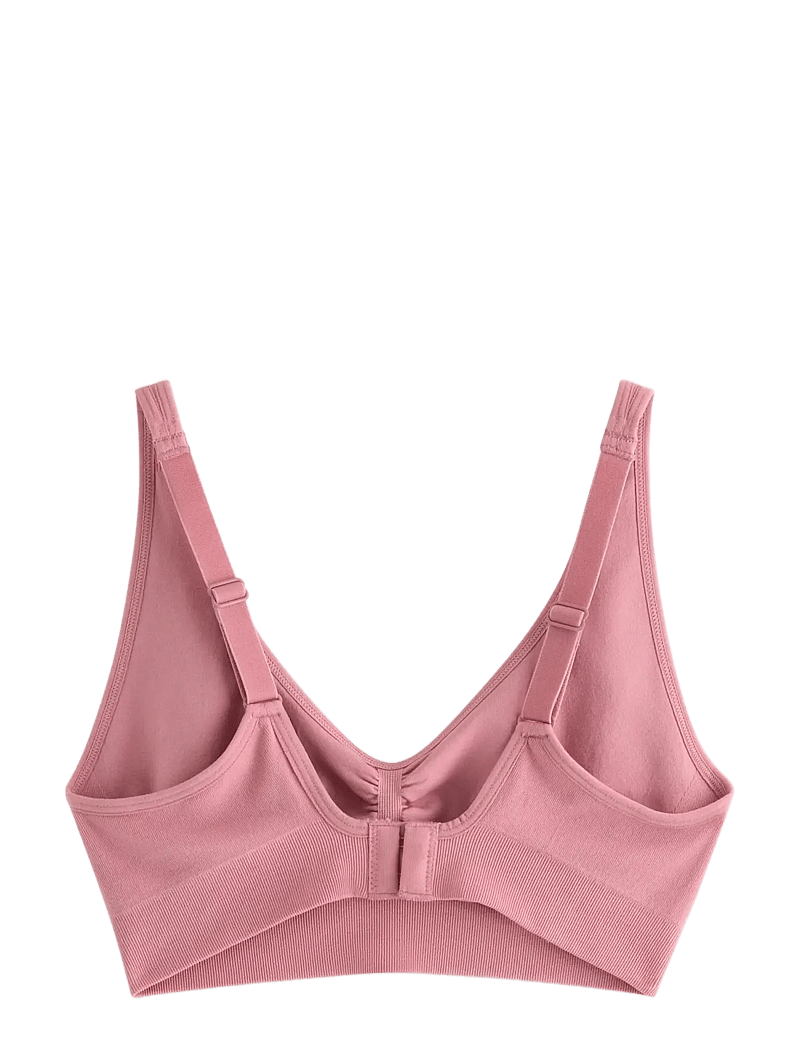 Lindex - Soft seamless bra - tank-top-bhs - dark dusty pink - 2
