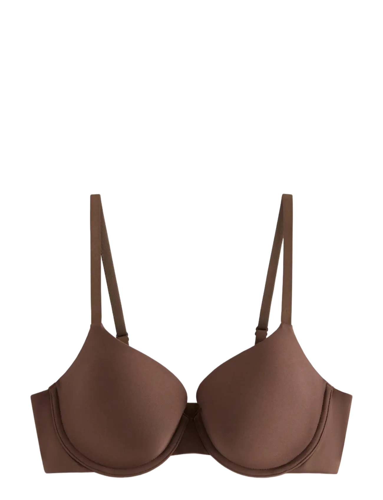 Lindex Lilja t-shirt bra - BHs - DARK BROWN / brown
