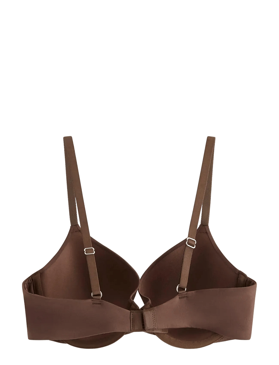 Lindex - Lilja t-shirt bra - t-shirt bhs - dark brown - 2