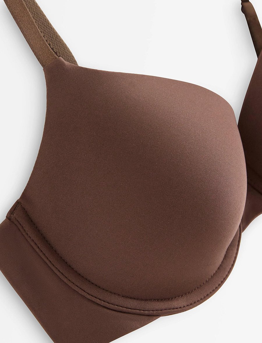 Lindex - Lilja t-shirt bra - t-shirt bhs - dark brown - 5