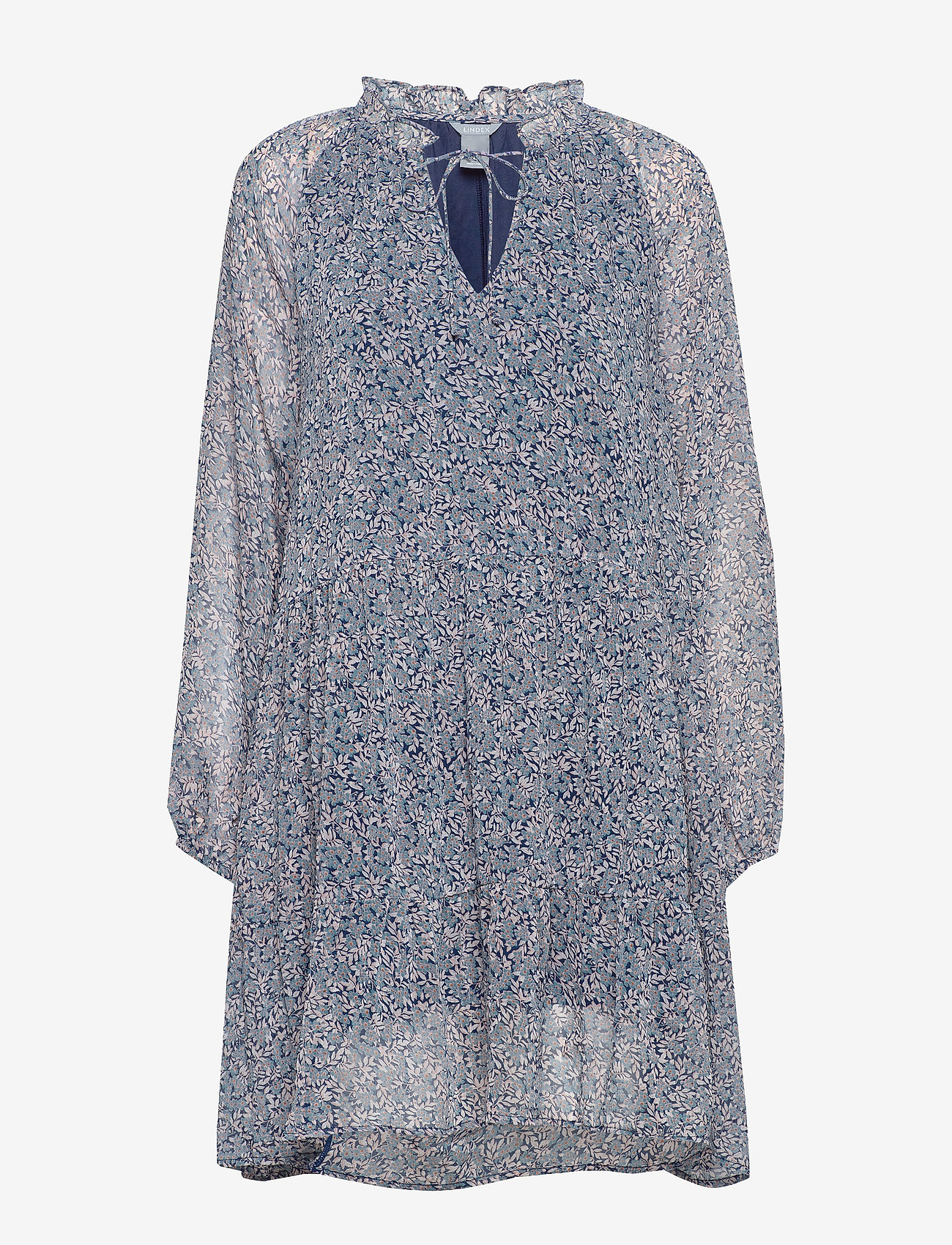 Lindex - Dress Olympia chiffon - navy - 0