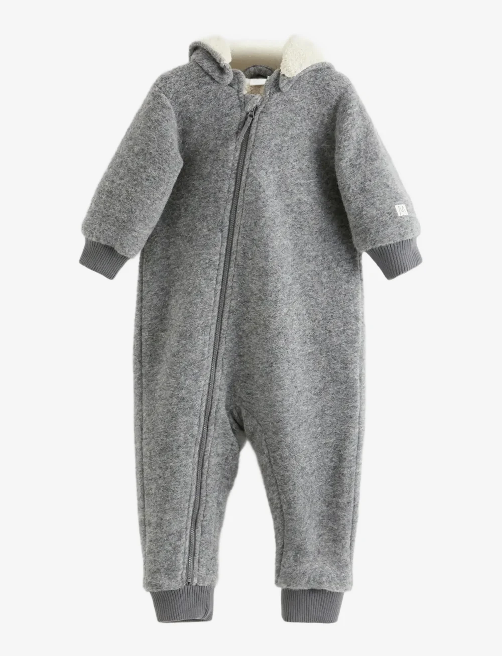 Lindex - Grey wool blend overall - flīsa apģērbs - light grey melange - 0