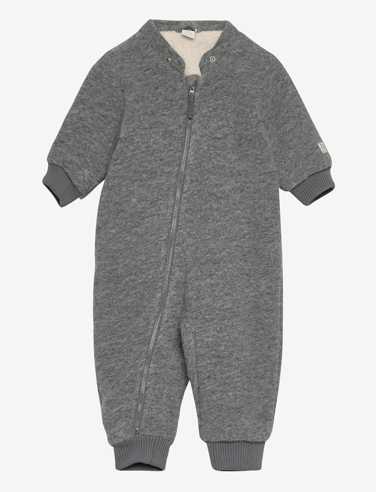 Lindex - Grey wool blend overall - fleeceoveraller - light grey melange - 2