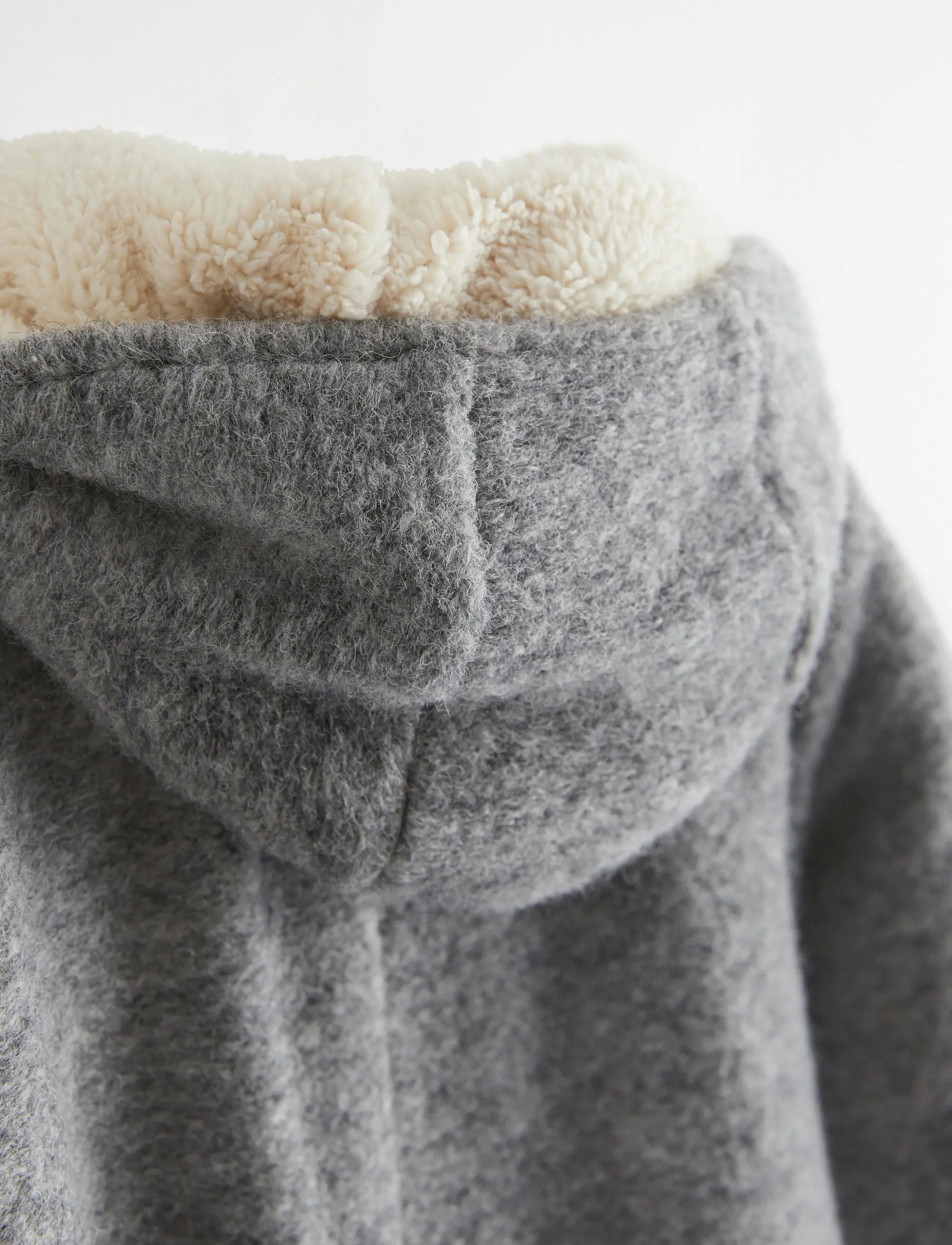Lindex - Grey wool blend overall - light grey melange - 3