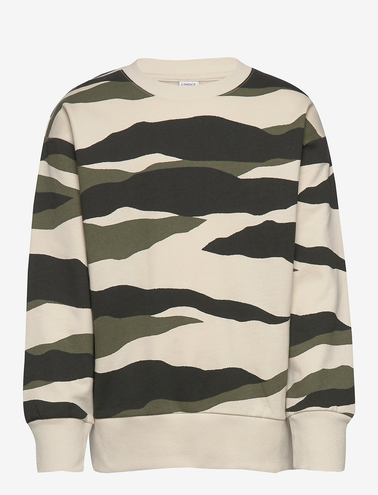 Lindex - Sweater camo aop - lt beige - 0