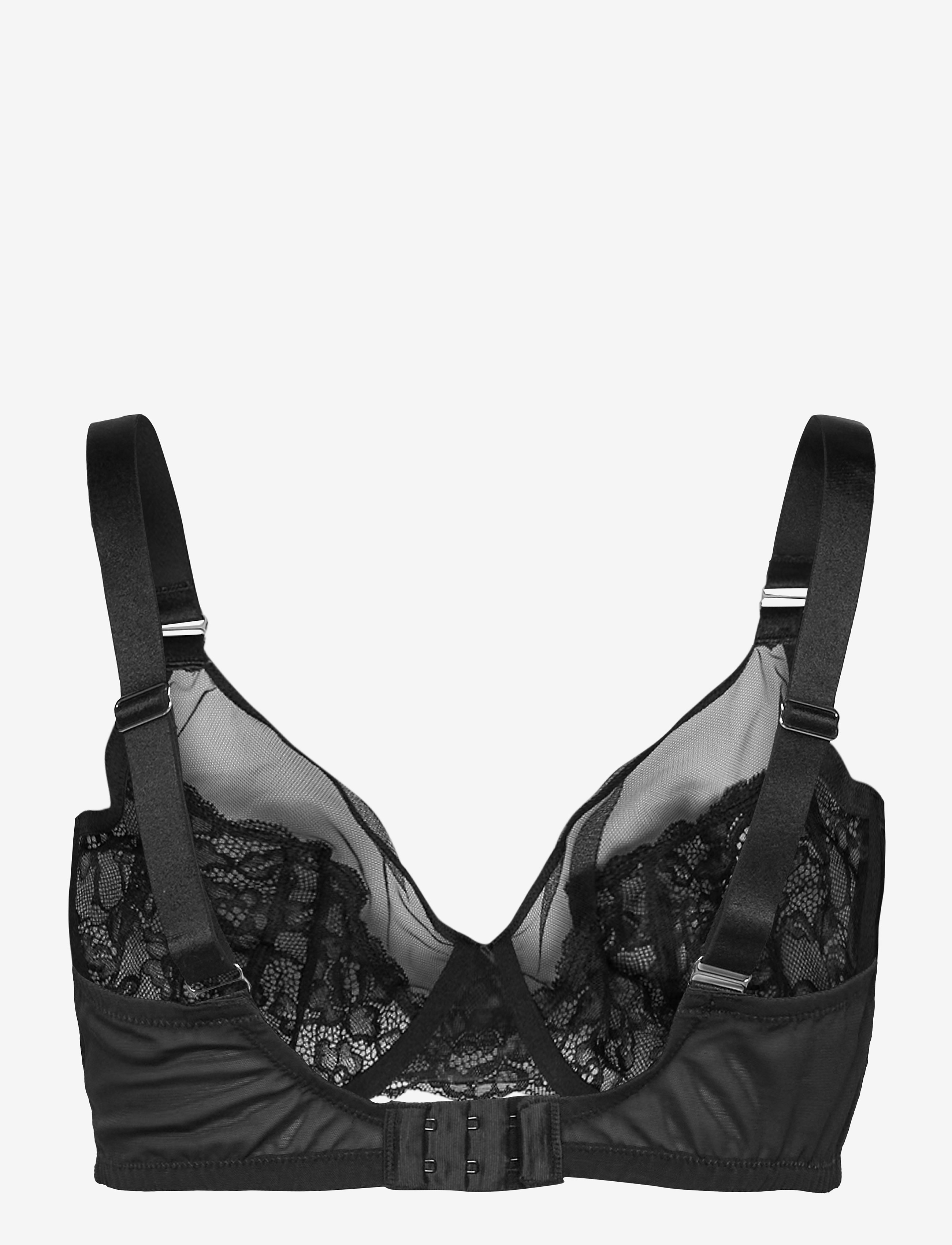 Lindex - Bra Aster  Wide straps Emelie - laveste priser - black - 2