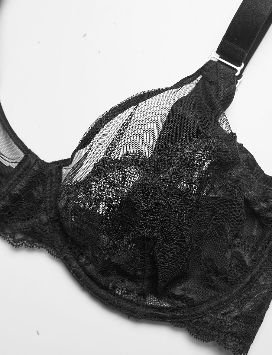 Lindex - Bra Aster Wide straps Emelie - laveste priser - black - 5