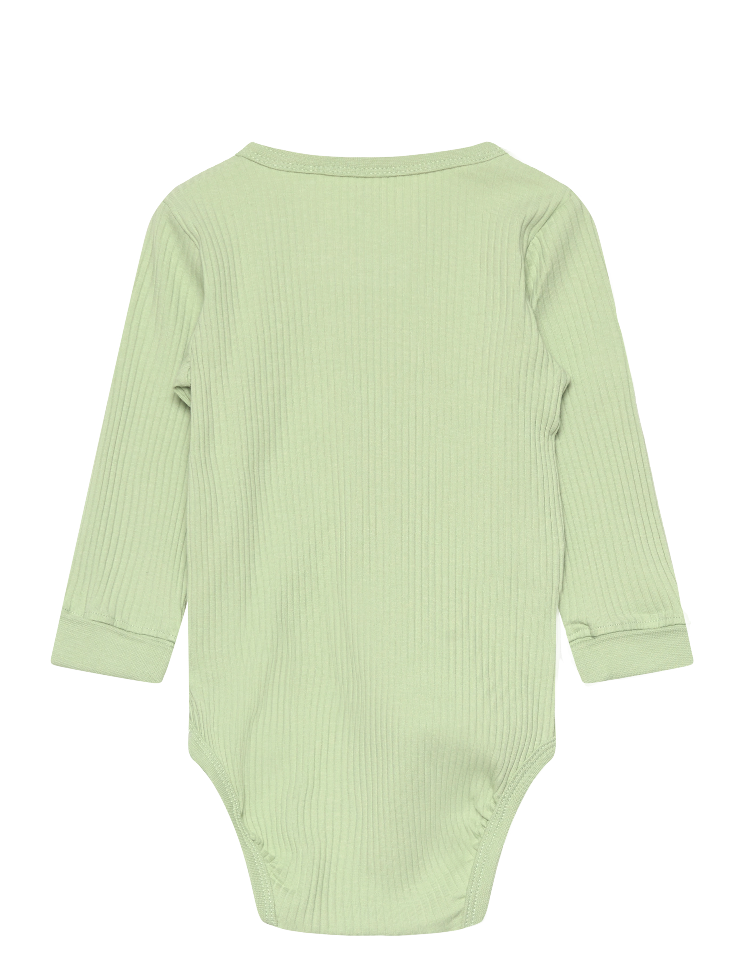Lindex - Body wrap rib basic - light dusty green - 1