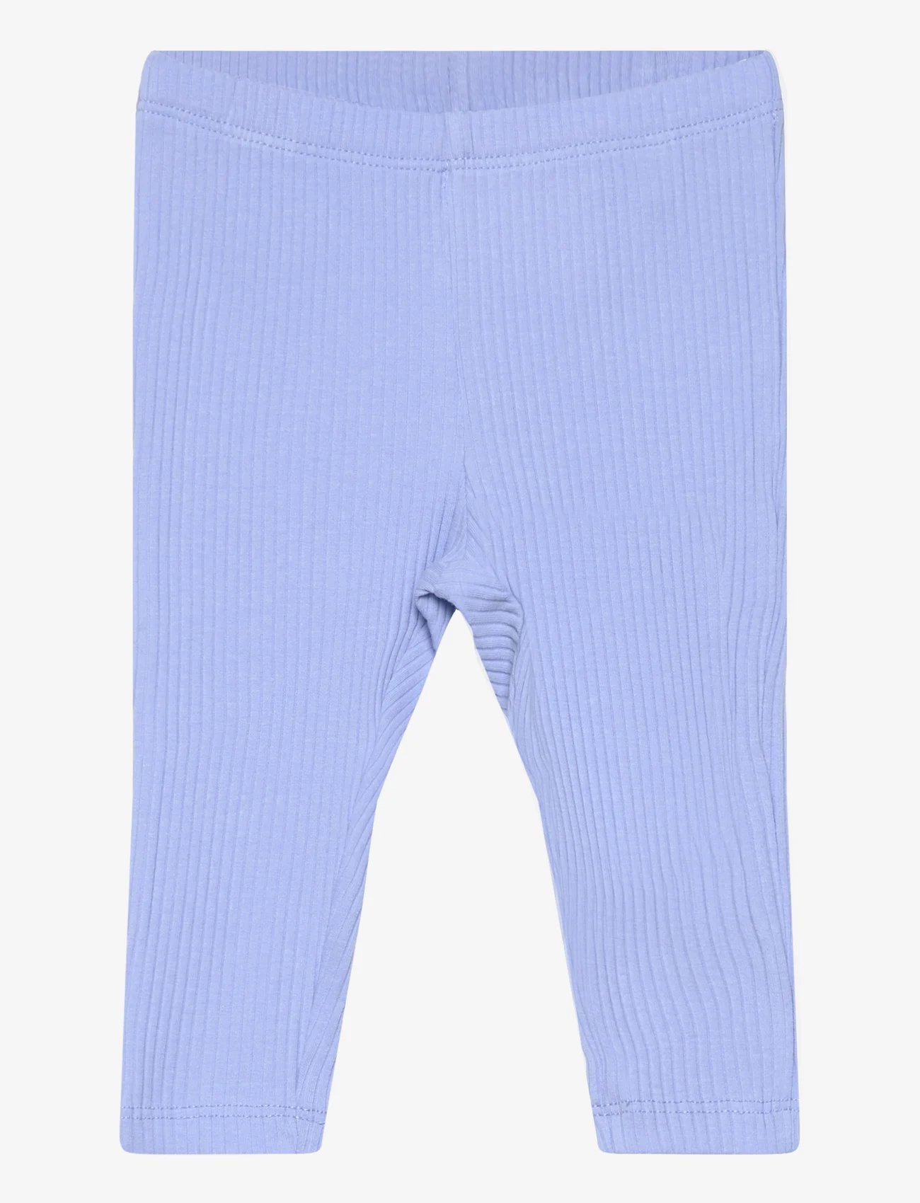 Lindex - Leggings basic rib - leggings - light blue - 0