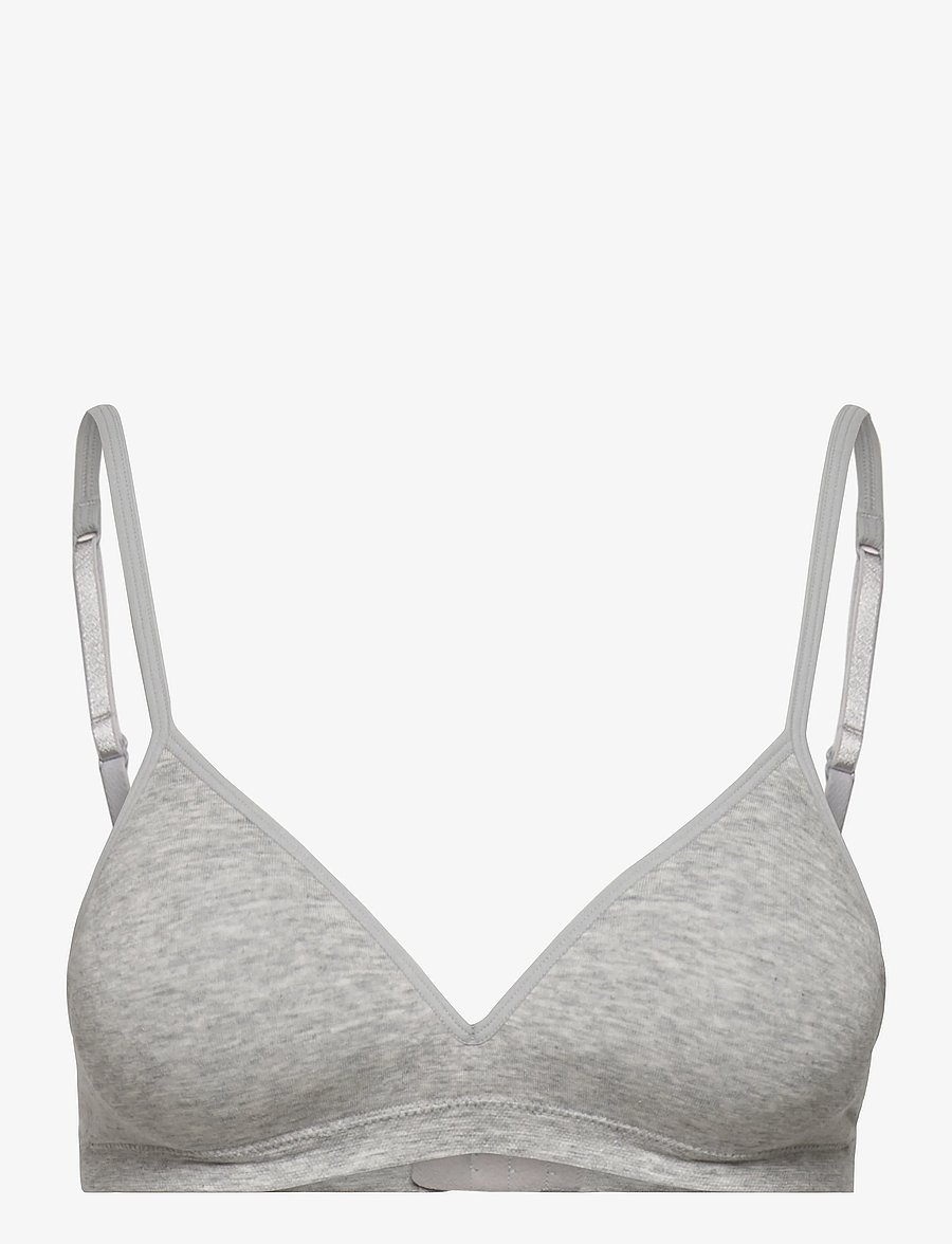 Lindex - Soft bra - bygellösa bh:ar - light grey melange - 1