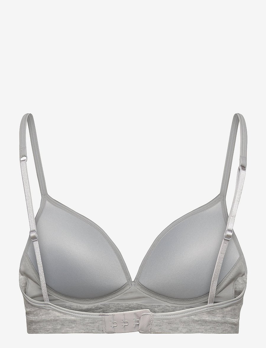 Lindex - Soft bra - light grey melange - 2
