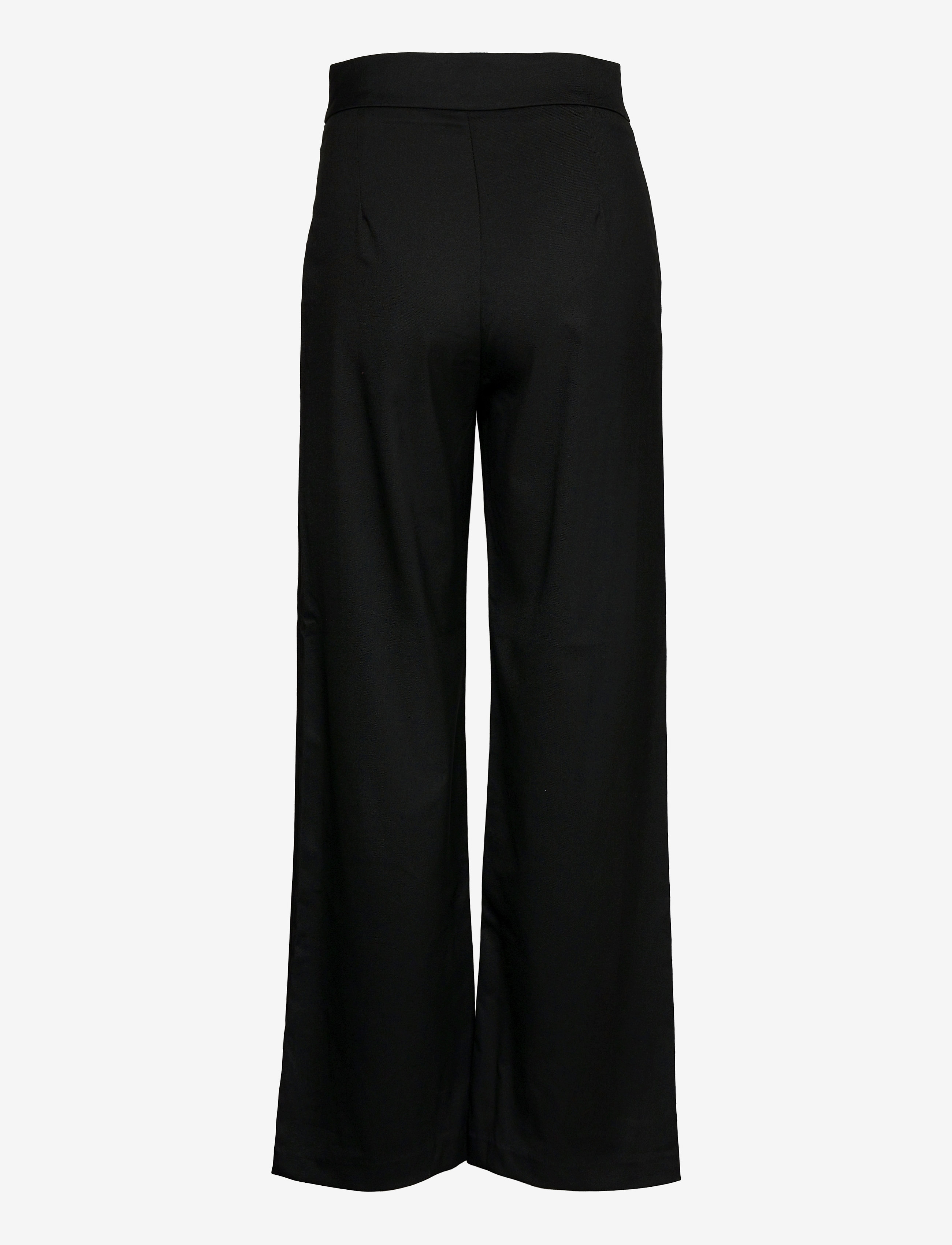 Lindex - LYKKE wide trousers - formell - black - 2