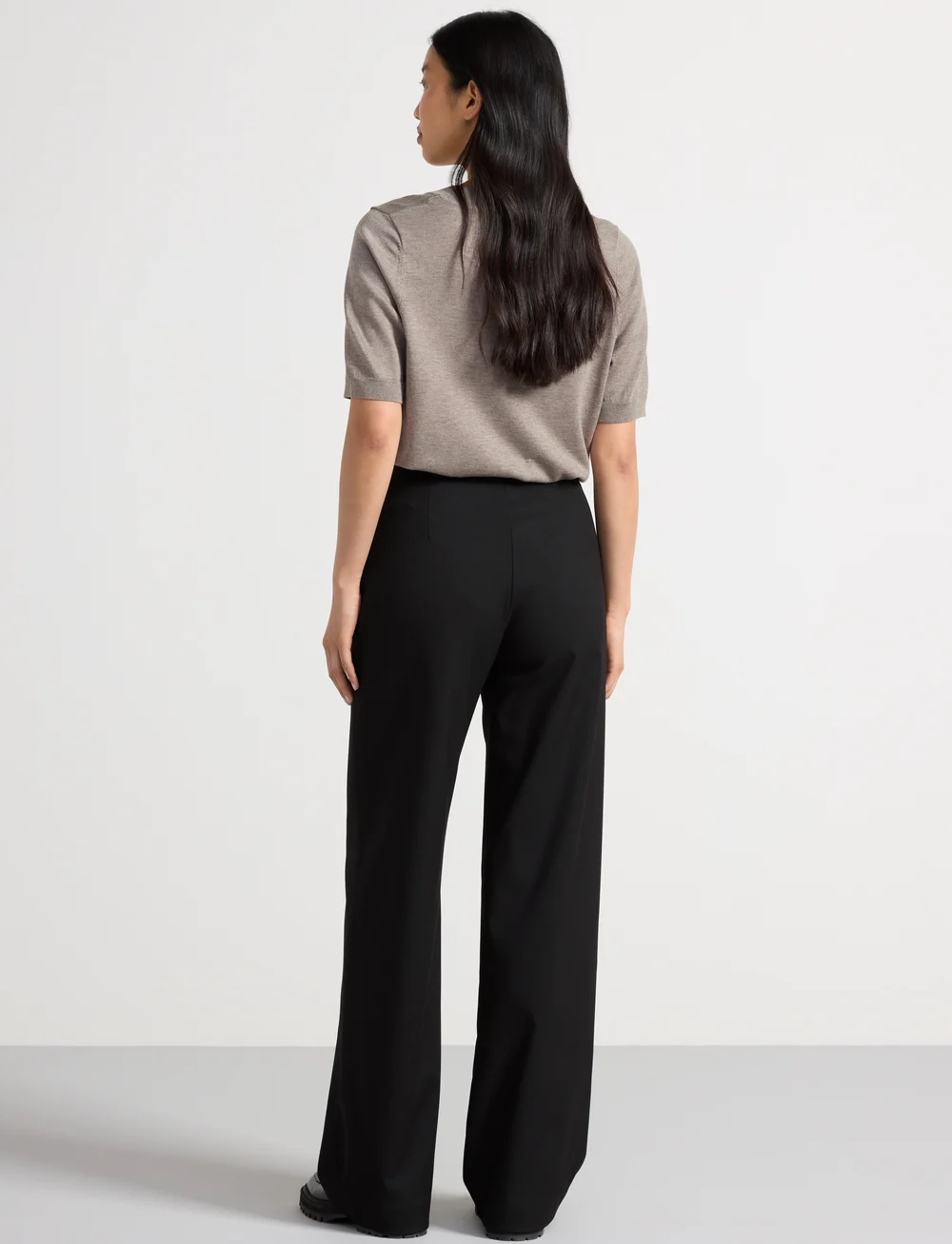 Lindex - Trousers Lykke - habitbukser - black - 3