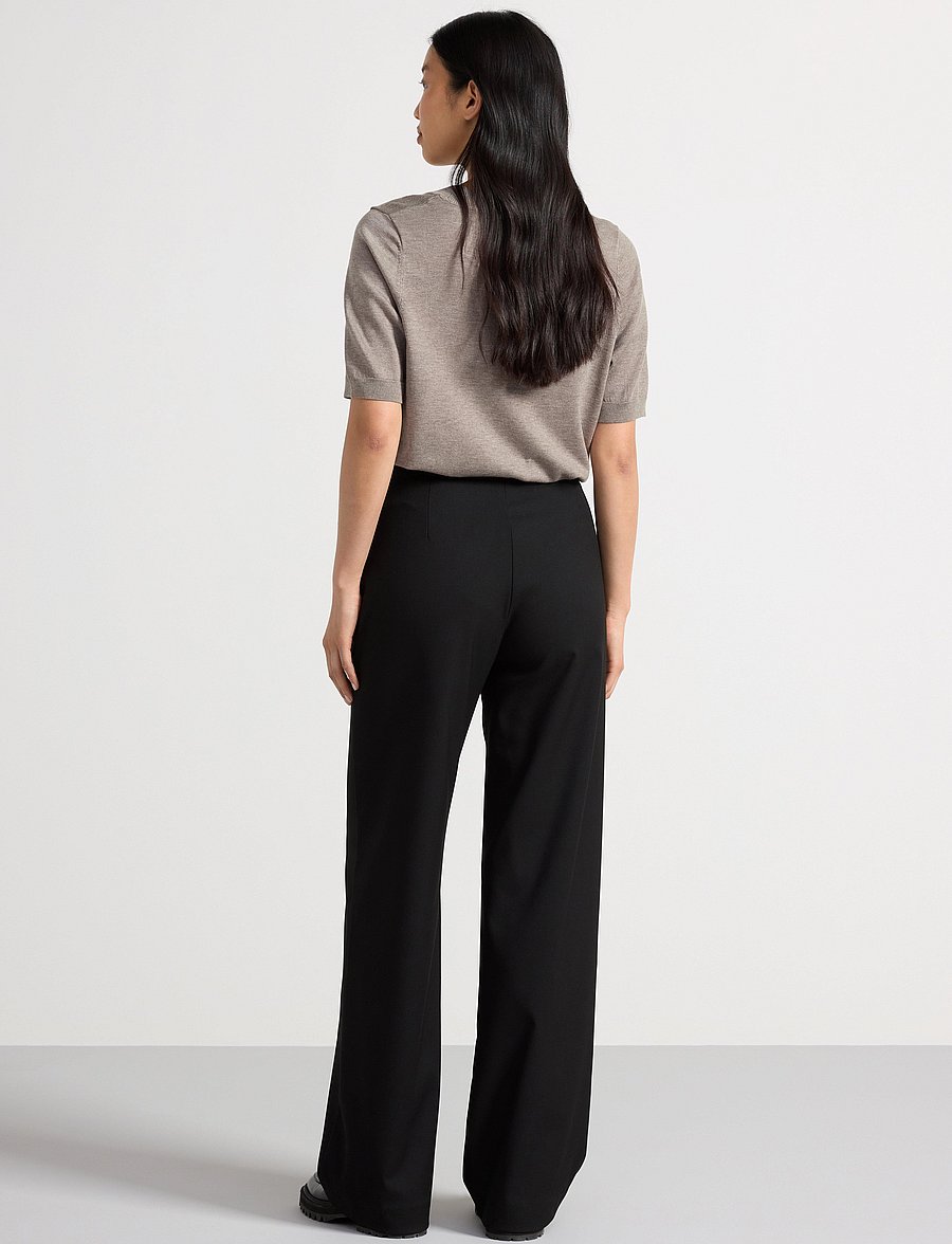 Lindex - Trousers Lykke - tailored trousers - black - 3
