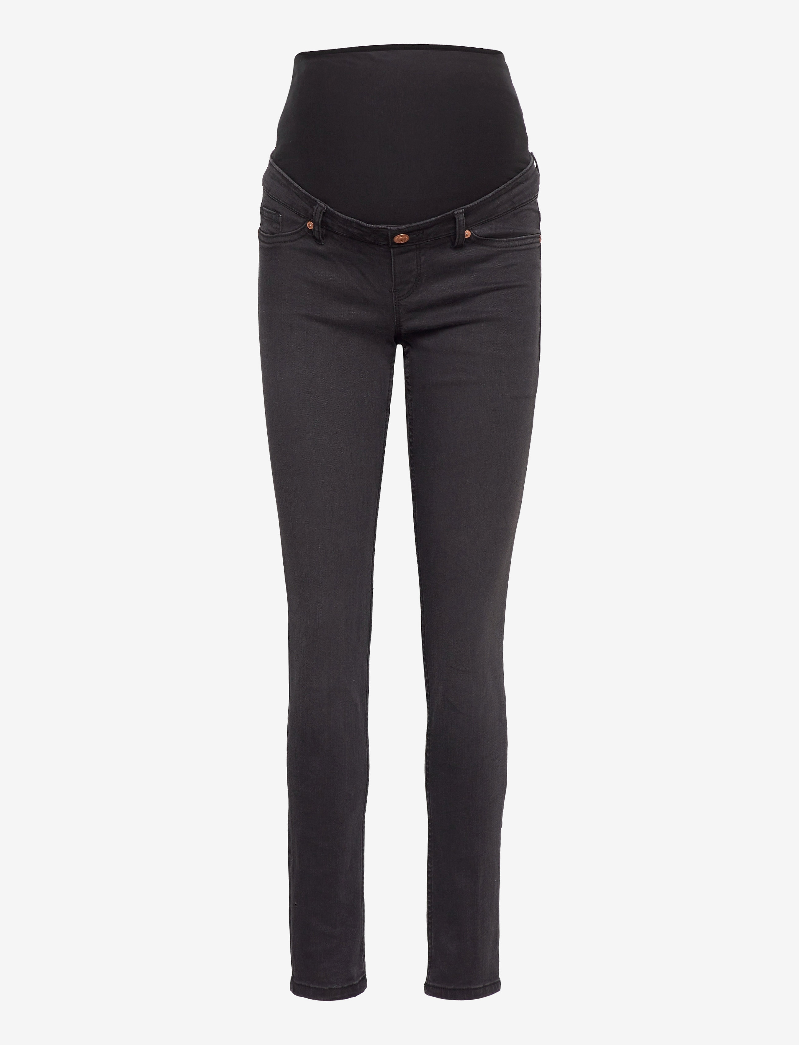 Lindex Trs denim MOM Tova soft black - Rasedale - BLACK / black