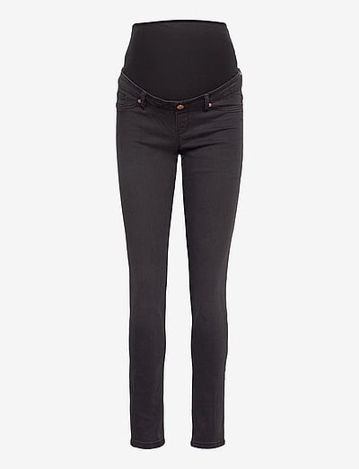 Lindex Trs denim MOM Tova soft black - Jeans - BLACK / black