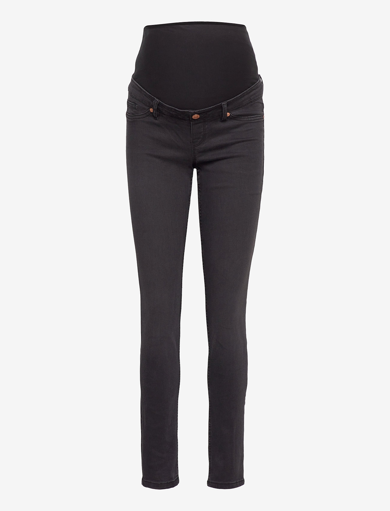 Lindex - Trs denim MOM Tova soft black - apatinės dalies rūbai - black - 0