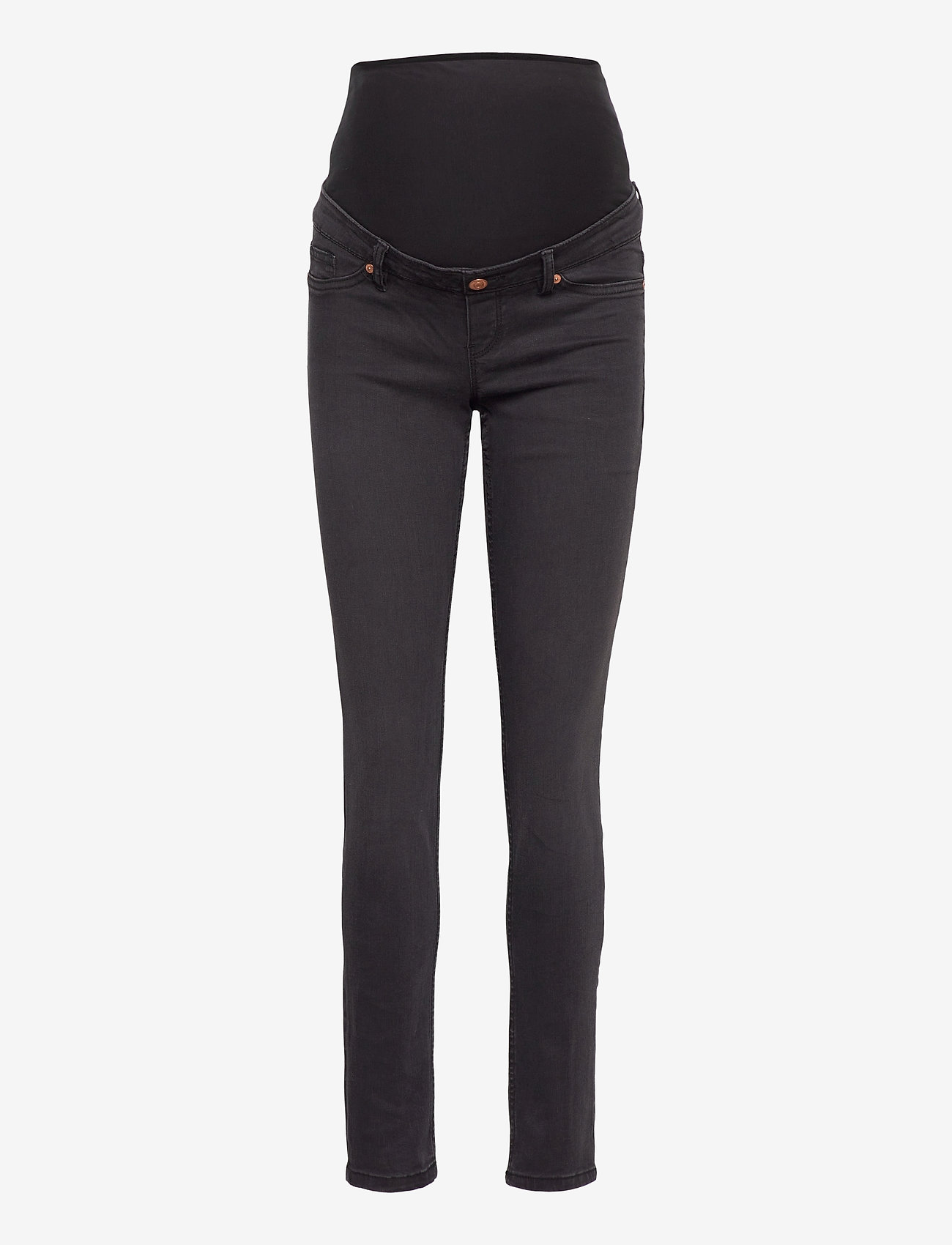 Lindex - Trs denim MOM Tova soft black - slim fit jeans - black - 0
