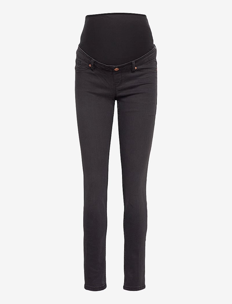 Lindex - Trs denim MOM Tova soft black - apatinės dalies rūbai - black - 0