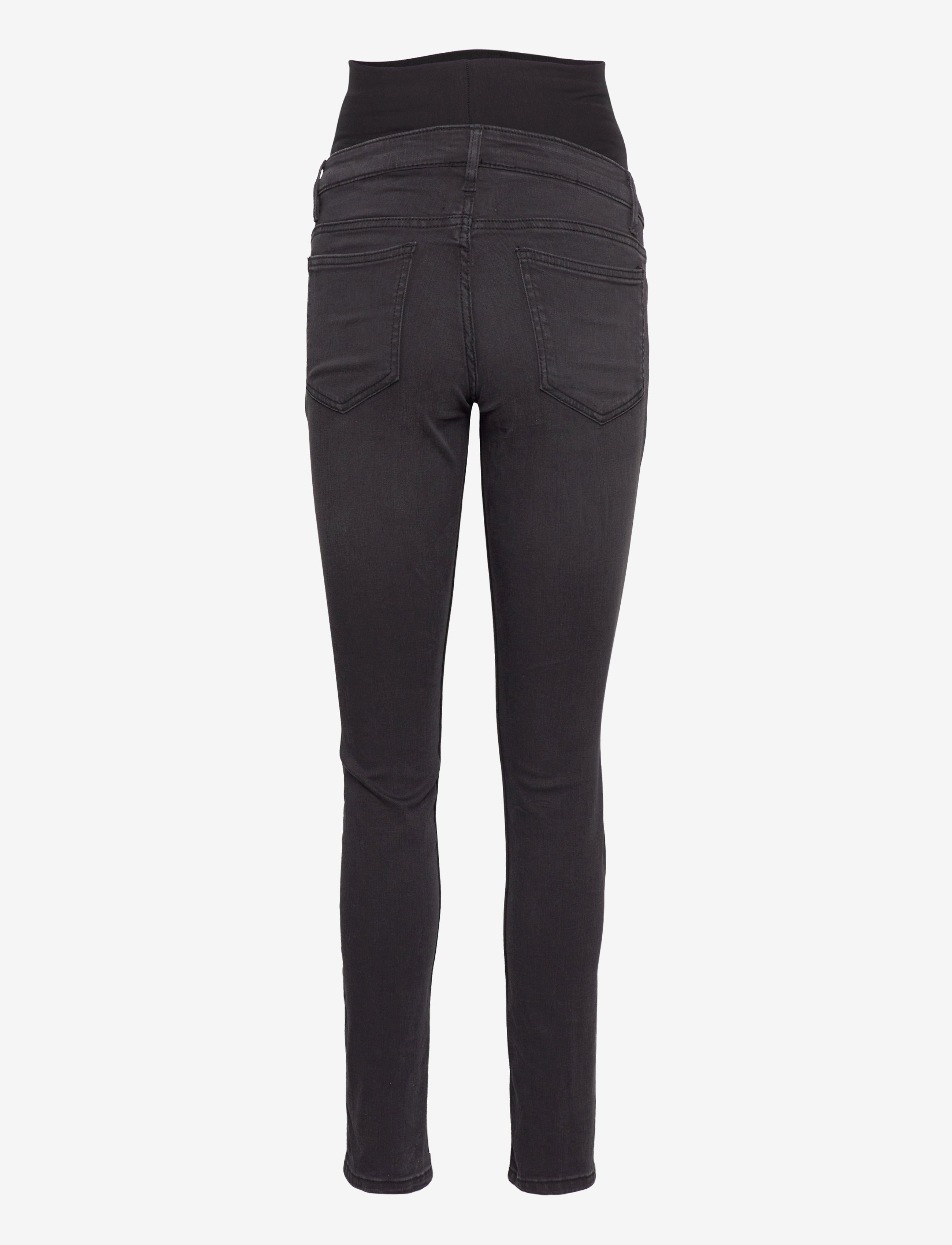 Lindex - Trs denim MOM Tova soft black - nederdelar - black - 1