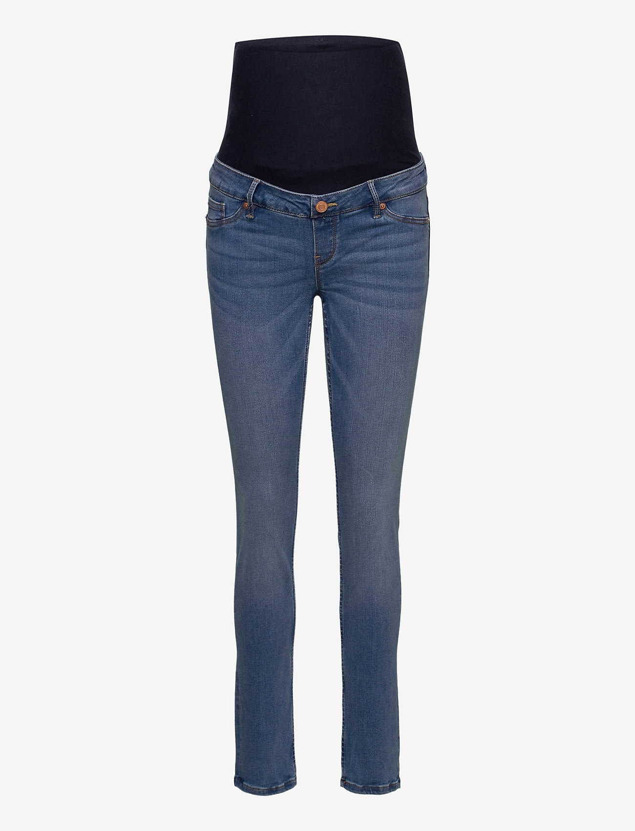 Lindex - Trousers denim MOM Clara blue - bottoms - blue - 0
