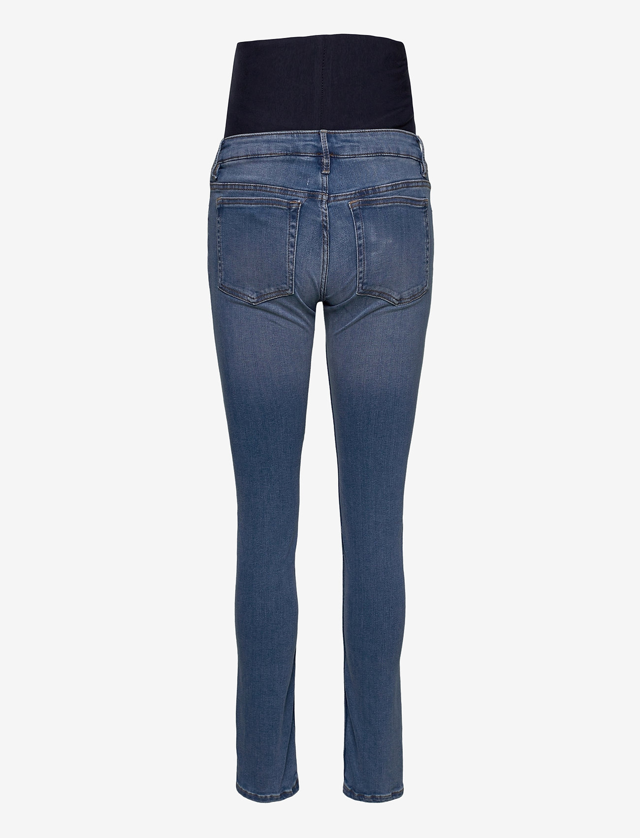 Lindex - Trousers denim MOM Clara blue - bottoms - blue - 1