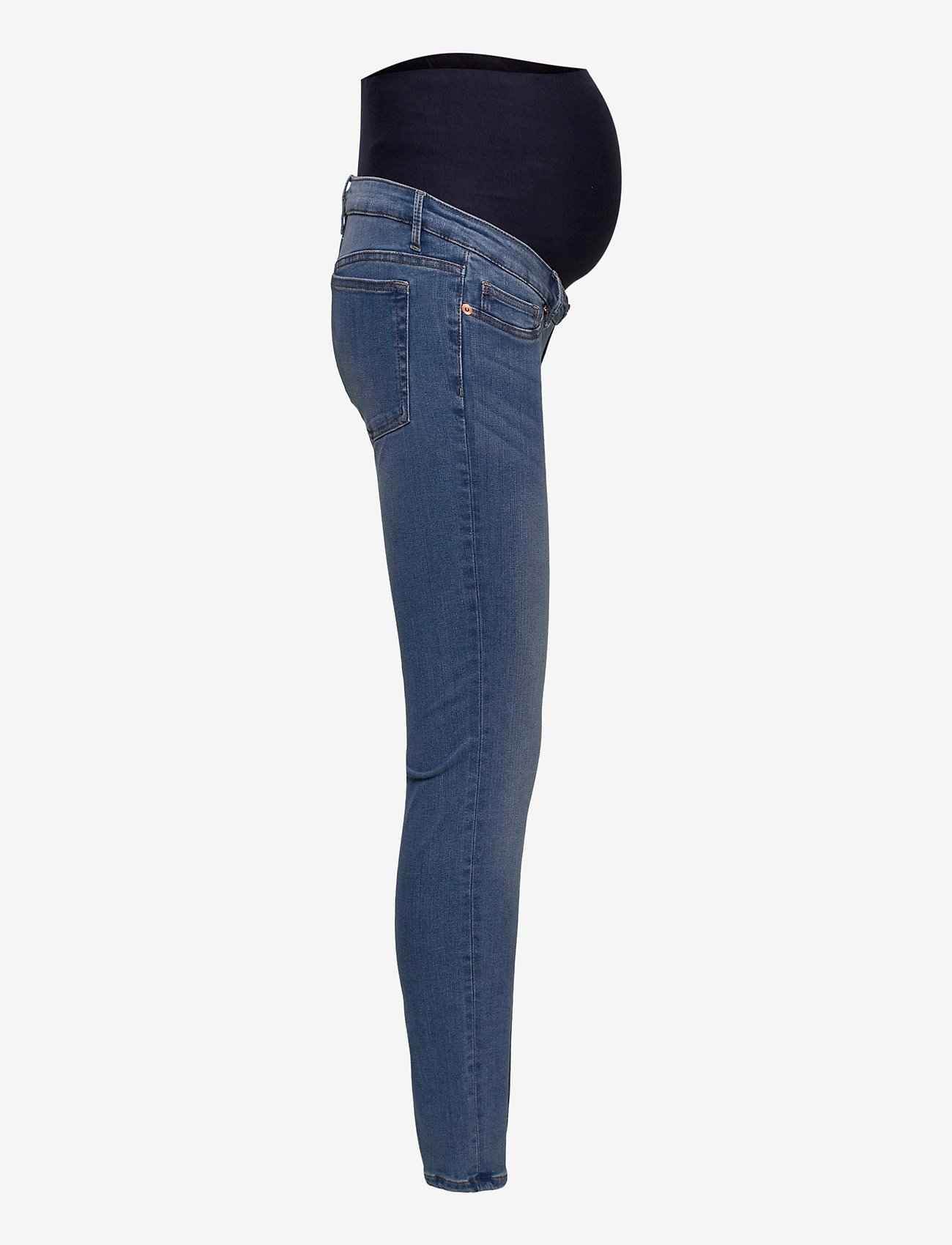 Lindex - Trousers denim MOM Clara blue - bottoms - blue - 3