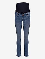 Lindex - Trousers denim MOM Clara blue - slim jeans - blue - 0