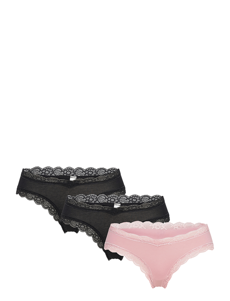 Lindex - Brief 3 p cotton maternity Br - pesu ja aluspesu - dusty pink - 1