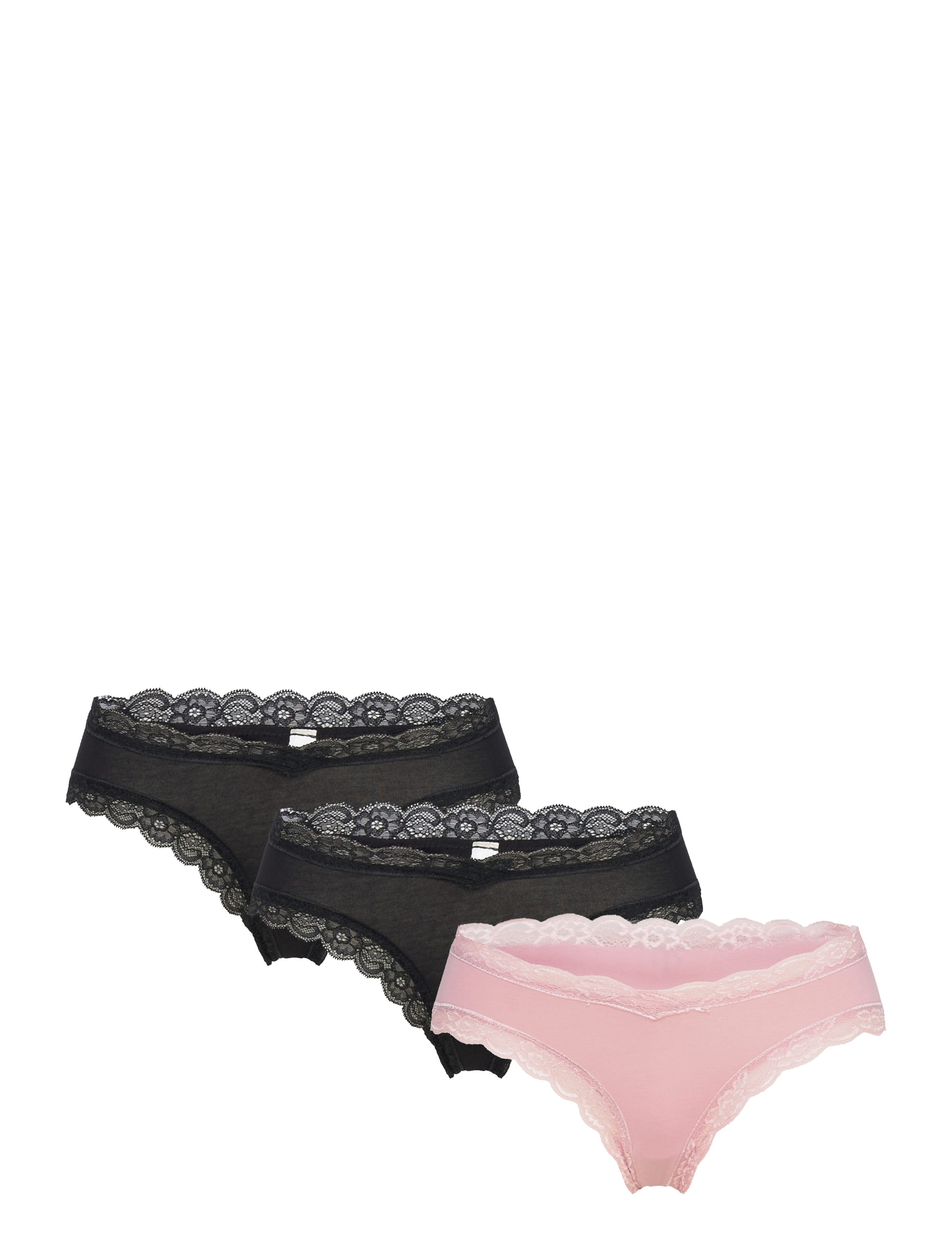 Lindex Brief 3 p cotton maternity Br - Ventetøj - DUSTY PINK / pink/rose