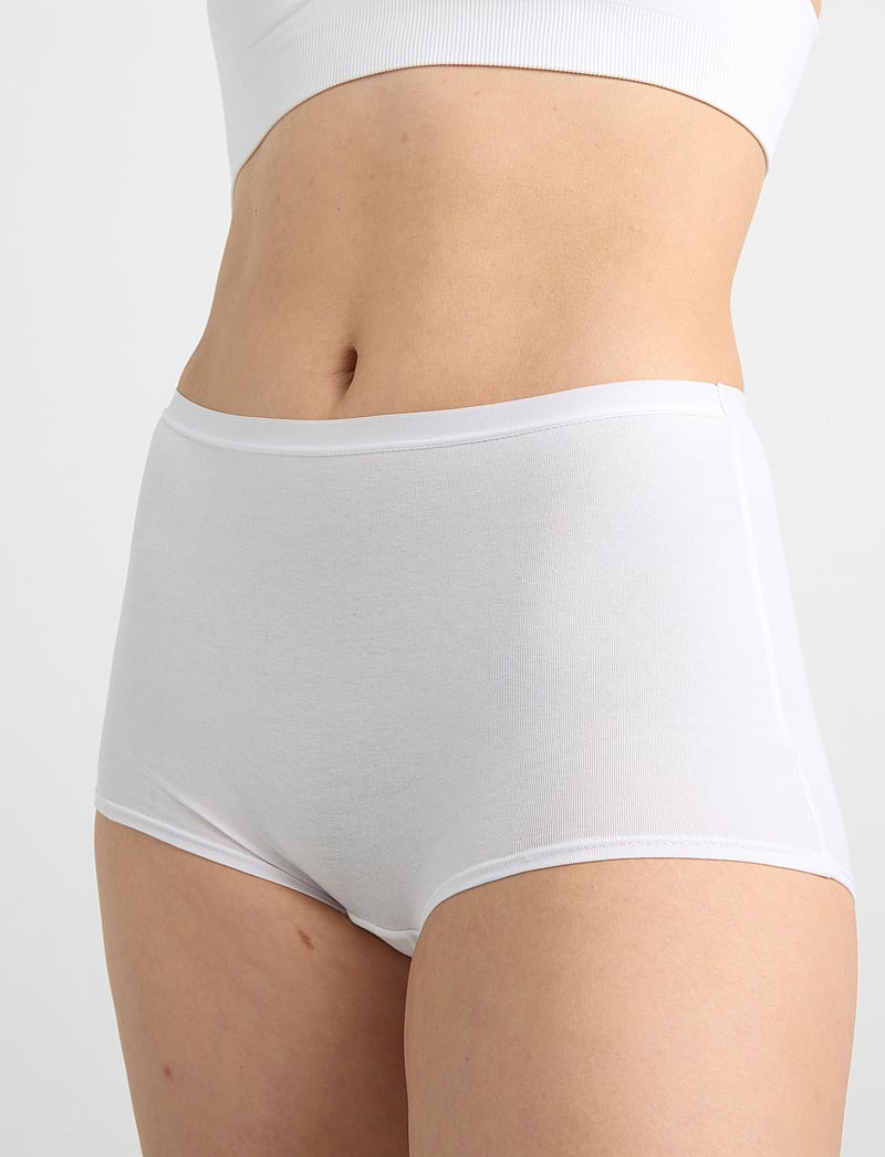 Lindex - Brief 3 pack Carin Boxer high - hipsters & hotpants - white - 2