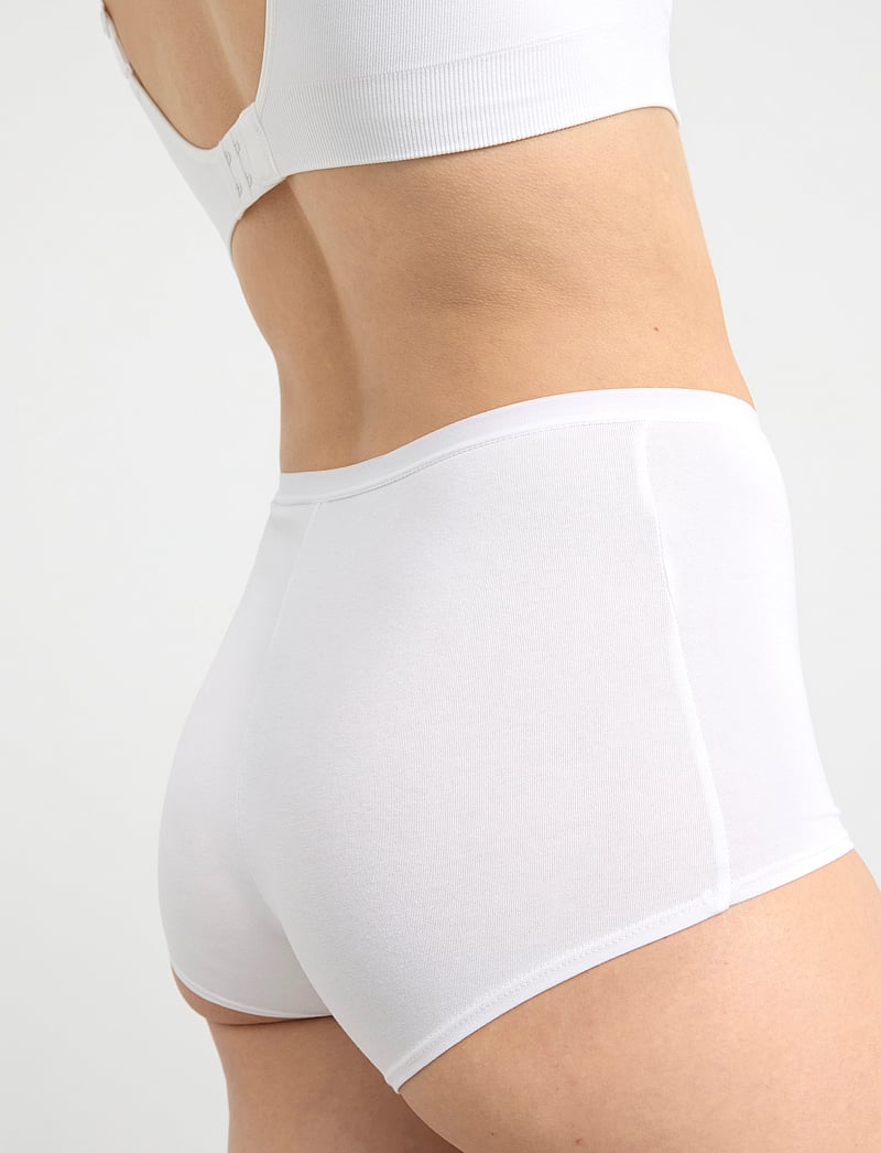Lindex - Brief 3 pack Carin Boxer high - hipsters & hotpants - white - 3