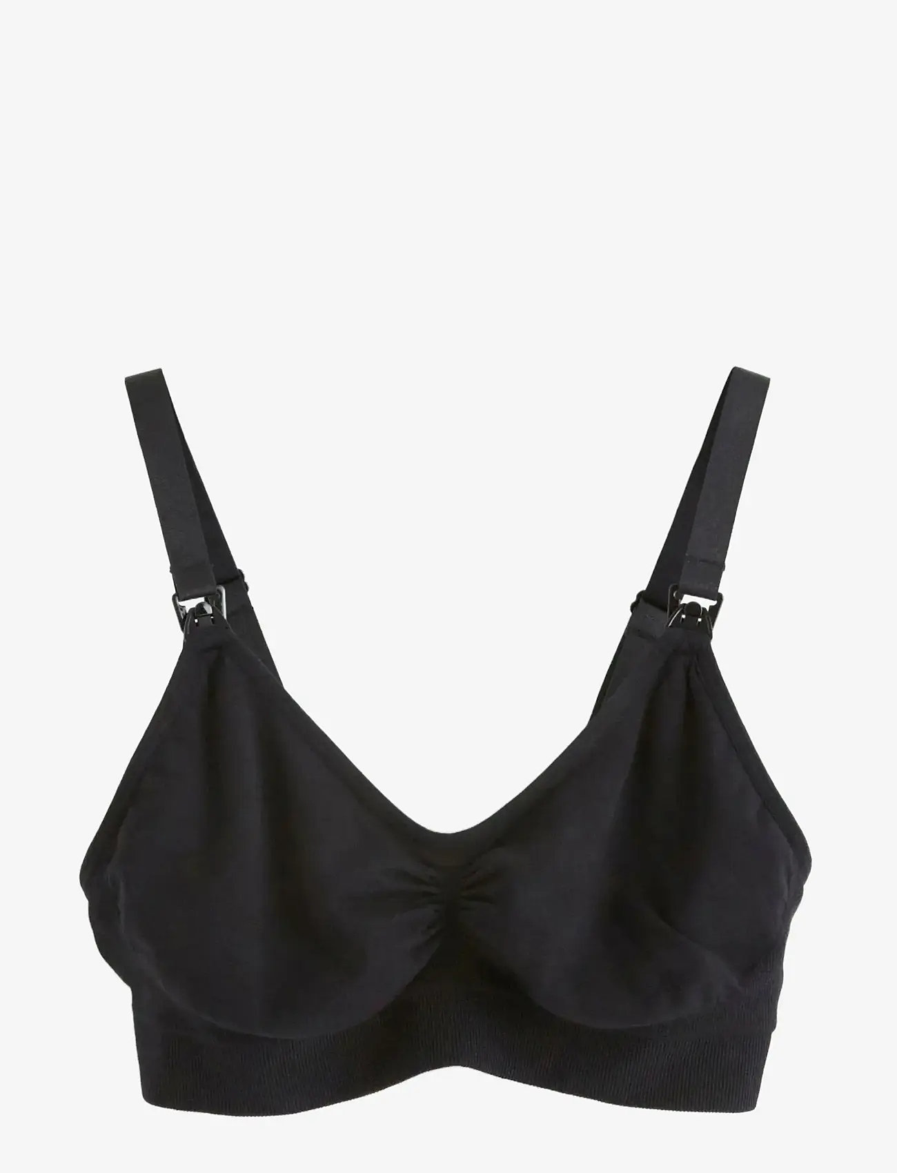 Lindex - Bra seamless nursing eco moda - underkläder - black - 1