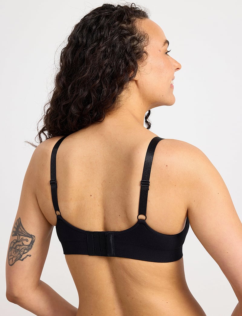 Lindex - Bra seamless nursing eco moda - underkläder - black - 3